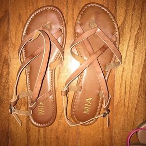 Brown sandals